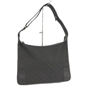 Gucci Black Monogram Shoulder Bag